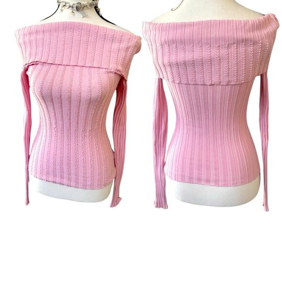 4 PC. Y2K COQUETTE PINK BUBBLE GUM FAIRY TOPS BUNDLE XSMALL - Picture 2 of 6